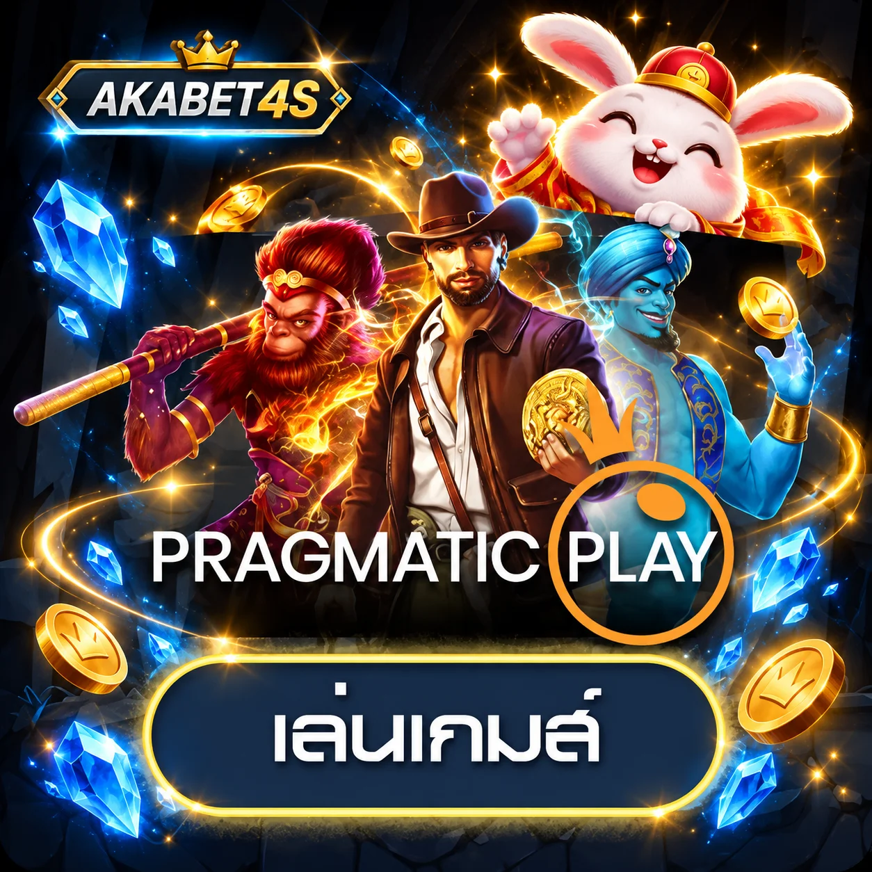 การ์ดทดลองเล่น Pragmatic Play บน AKABET4S